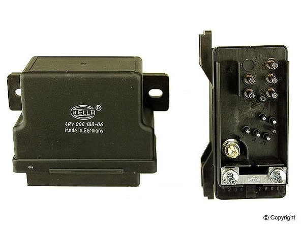 Hella Glow Plug Relay New OM617 Diesel W123 W126 W460 Late Style
