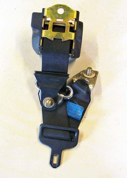 Genuine Mercedes-Benz Rear Seat Shoulder Belt w/ Hole Buckle, Right W123 Wagon 83-85