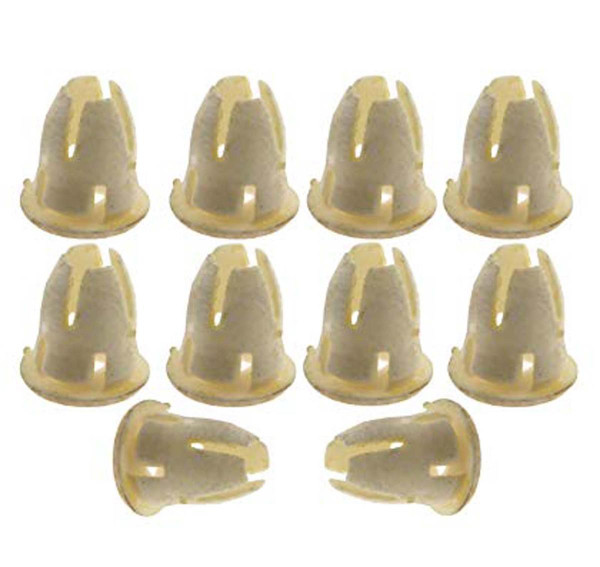 Genuine Mercedes-Benz Fastener Grommets for Moulding Trim, Set of 10, New OEM W100 W107 W108 W109 W110 W111 W114 W115 W116 W123 W124 W126 R129 W140 R170 W201 W202 W203 W204 W207 W208 W209 W210 W212 W218 W220 W251