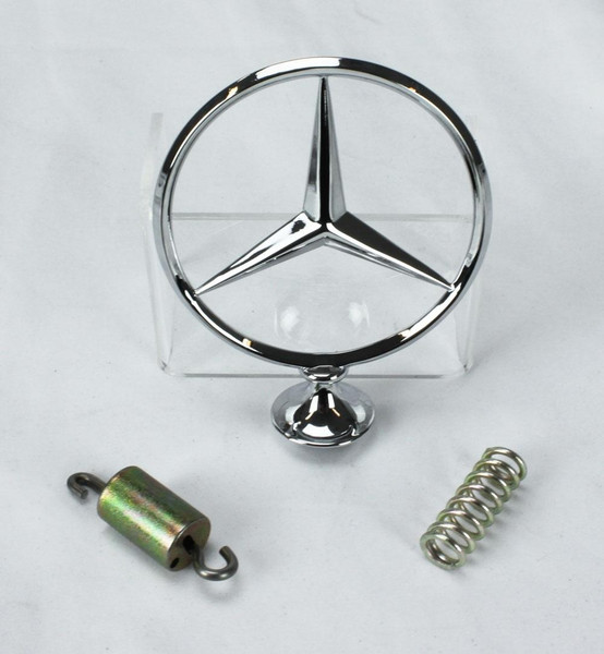 Genuine Mercedes-Benz Hood Star Ornament w/ Spring New OEM W111 W114 US W115 67-73