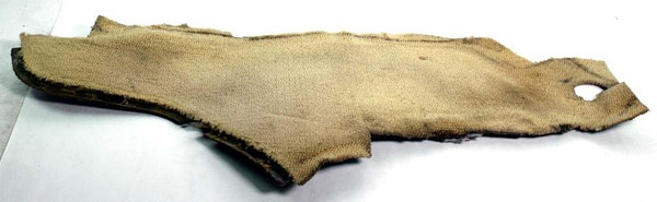 Genuine Mercedes-Benz Center Console Carpet Panel Left Parchment Loop W123 Sedan Wagon 77-79