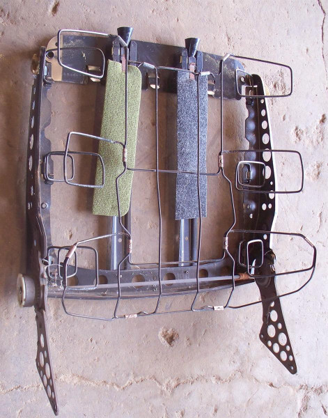 Genuine Mercedes-Benz Front Seat Back Frame w/ Springs Right W116 W123 Sedan Wagon 76-85