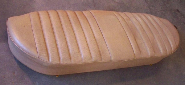 Genuine Mercedes-Benz Rear Seat Bottom Palomino Vinyl W123 Sedan 80-85