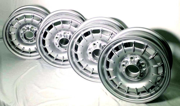 Genuine Mercedes-Benz Aluminum-Alloy Bundt Wheels 14x6 New OE, Set of 4