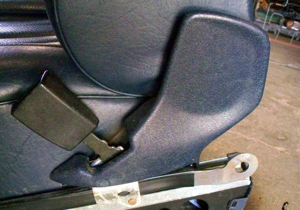 Genuine Mercedes-Benz Front Seat Trim Plastic, Passengers Inside Upper, W123 Sedan Wagon 80-85