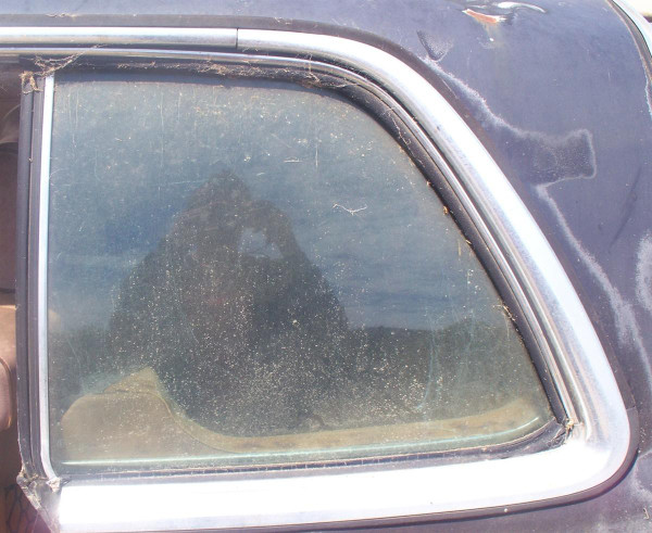 Genuine Mercedes-Benz Door Quarter Glass Rear Left W123 Coupe 77-79