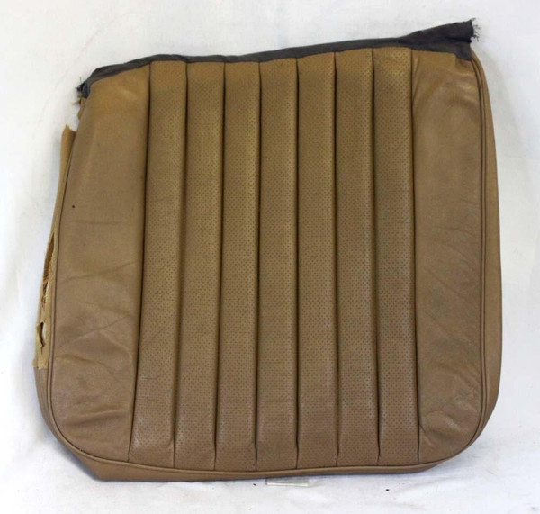 Genuine Mercedes-Benz Rear Seat Bottom Cover Right, Palomino Leather W123 Coupe 80-85