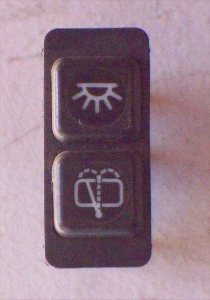 Genuine Mercedes-Benz Rear Window Washer/Dome Light Switch W123 Wagon