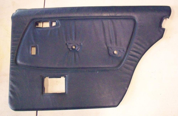 Genuine Mercedes-Benz Door Panel Card Rear Right Blue W123 Sedan 80-85