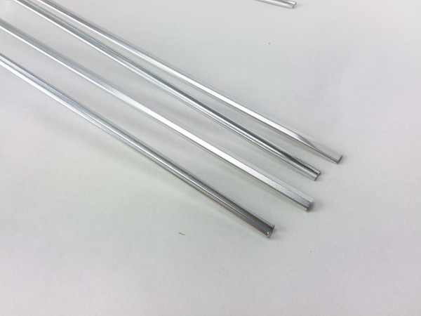 Genuine Mercedes-Benz Front Grille Transverse Chrome Trim, Set of 10, New OEM W108 W109 W110 W111 W112