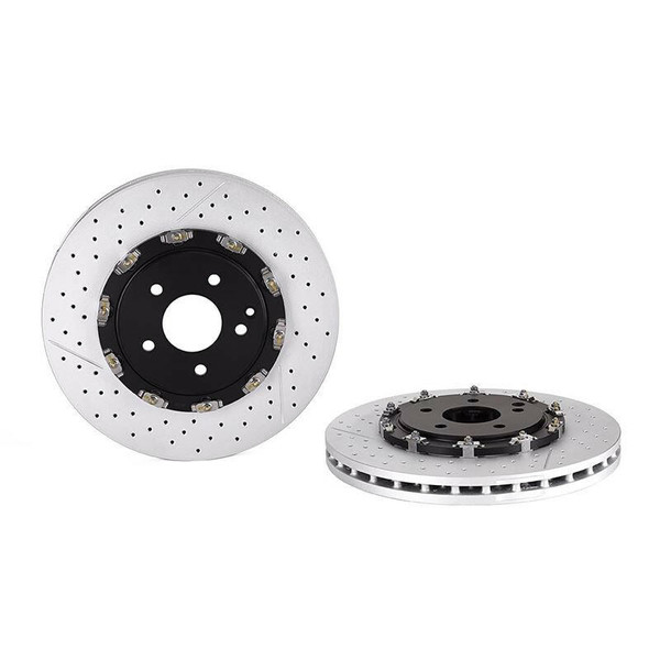 Brembo Front Brake Disc Rotors Pair New Brembo for Mercedes C63 CLK63 CLS63 E63 SL63 SLK55 BRM