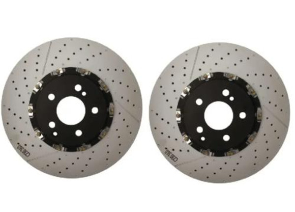 Brembo Front Brake Disc Rotors PVT Floating Pair New Brembo for Mercedes C209 A209 R171