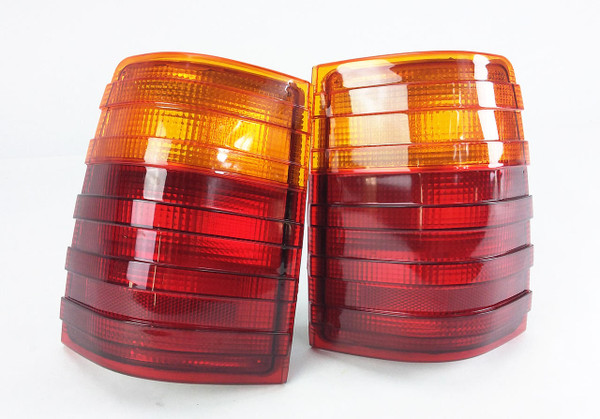 Aftermarket Tail Light Lenses, Pair New W123 Wagon US