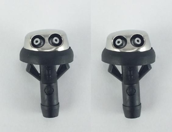 Genuine Mercedes-Benz Windshield Washer Jet Nozzles, Pair New OEM C107 R107 W114 W115 W123