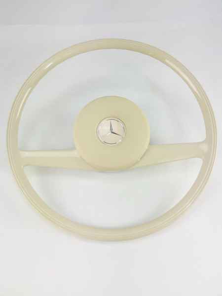 Genuine Mercedes-Benz Steering Wheel Ivory Refurbished W108 W109 W110 W111 W113 SL W114 W115 67-72
