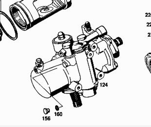 C and M Power Steering Gear Box REBUILT 3.5 V8 Models W109 W111