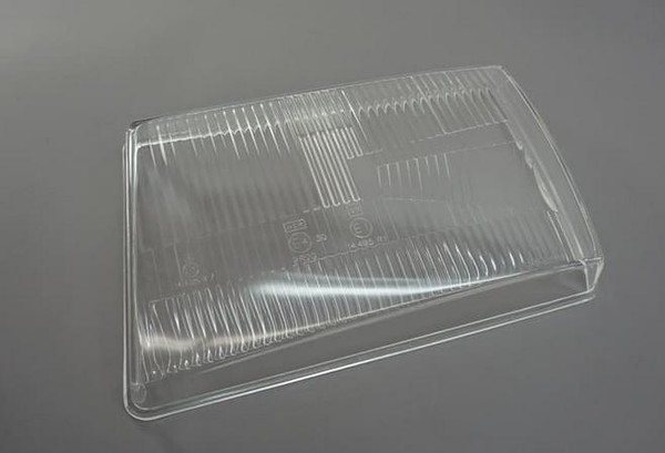 Genuine Mercedes-Benz Euro Headlight Lens, Left New OEM C107 R107