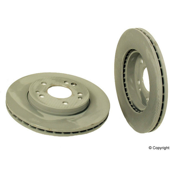 Genuine Mercedes-Benz Disc Brake Rotors Front, Pair New OEM R107 560SL W124 W201