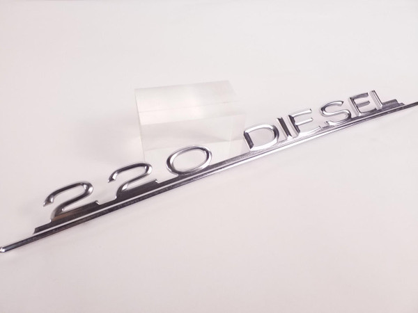 Genuine Mercedes-Benz 220 Diesel Trunk Emblem NOS New W115 