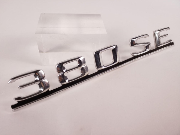 Genuine Mercedes-Benz 380SE Trunk Emblem NOS New W126 