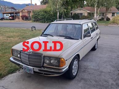 Genuine Mercedes-Benz 1984 Euro 300TDT 5 speed with an OM606, Solid Daily Driver_ SOLD 