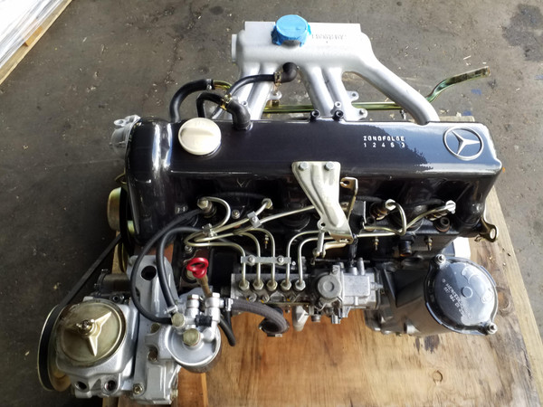 Genuine Mercedes-Benz OM617 NA Diesel Engine from 300GD G-Wagon Fully Rebuilt 