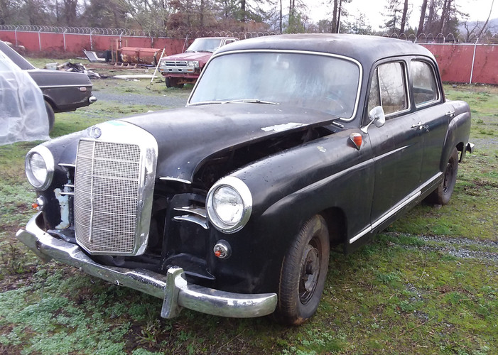 Cars In The Yard: 1958 180 Mercedes Ponton Cars In The Yard: 1958 180 Mercedes Ponton