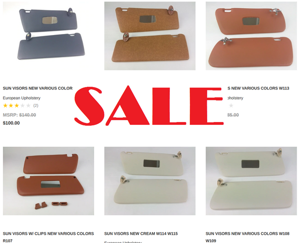 New Sun Visors On Sale