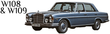 CATALOGO RICAMBI MERCEDES W108 - W109 - EDIZIONE 65 - IN TEDESCO - ORIGINALE