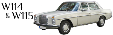 Classic Mercedes W114 W115 Parts