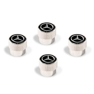Mercedes-Benz Star Valve Stem Caps Black
