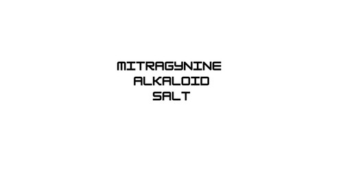 Mitragynine Alkaloid Salt
