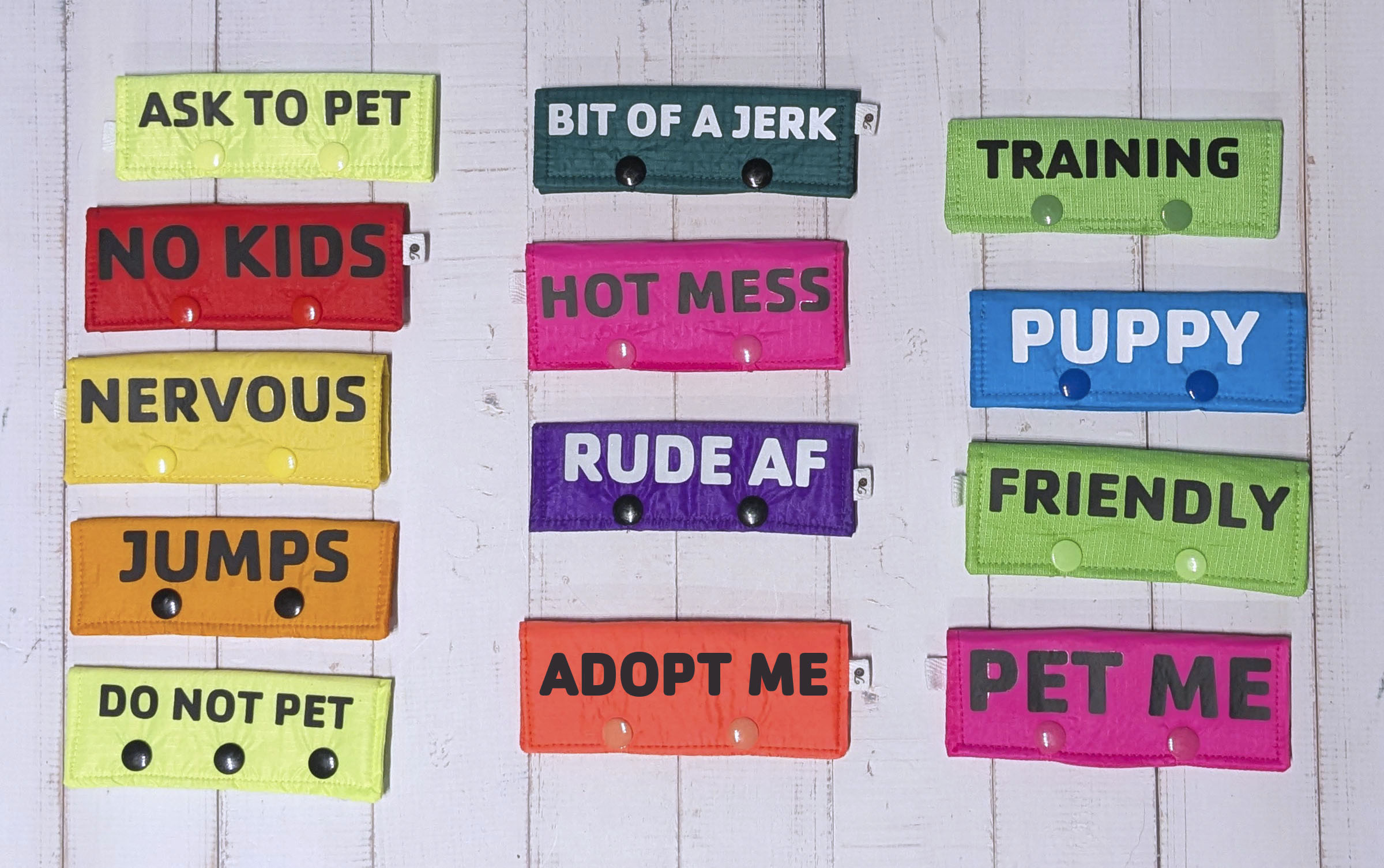 Water Resistant Snap Leash Wrap - Click for colors