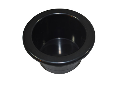 This Replacement Cup Holder is Entirely Black Plastic. This Cup Holder Measures 2.25 Inches Tall and 3 Inches in Diameter. The Cups Top Lip Diameter is 4 Inches. Contact Customer Service For Additional Information and Bulk Pricing.