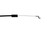 Replacement Recliner Release Cable, 6mm Barrel Connector, 4.25" inch exposed wire, 58.5 Inches long, S-Tip