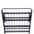 The AdJUST4Me brand bed frame features all steel construction. The compact design allows for easy storage. The folding legs lock into place and can be transformed from the storage position to the laying position in under a minute. The 13 inch clearance provides ample storage space under the bed.  No box spring is needed and this frame works with any mattress including pillow-tops, latex, memory foam, and inner spring. No assembly is required. Contact customer service for additional information and bulk pricing.