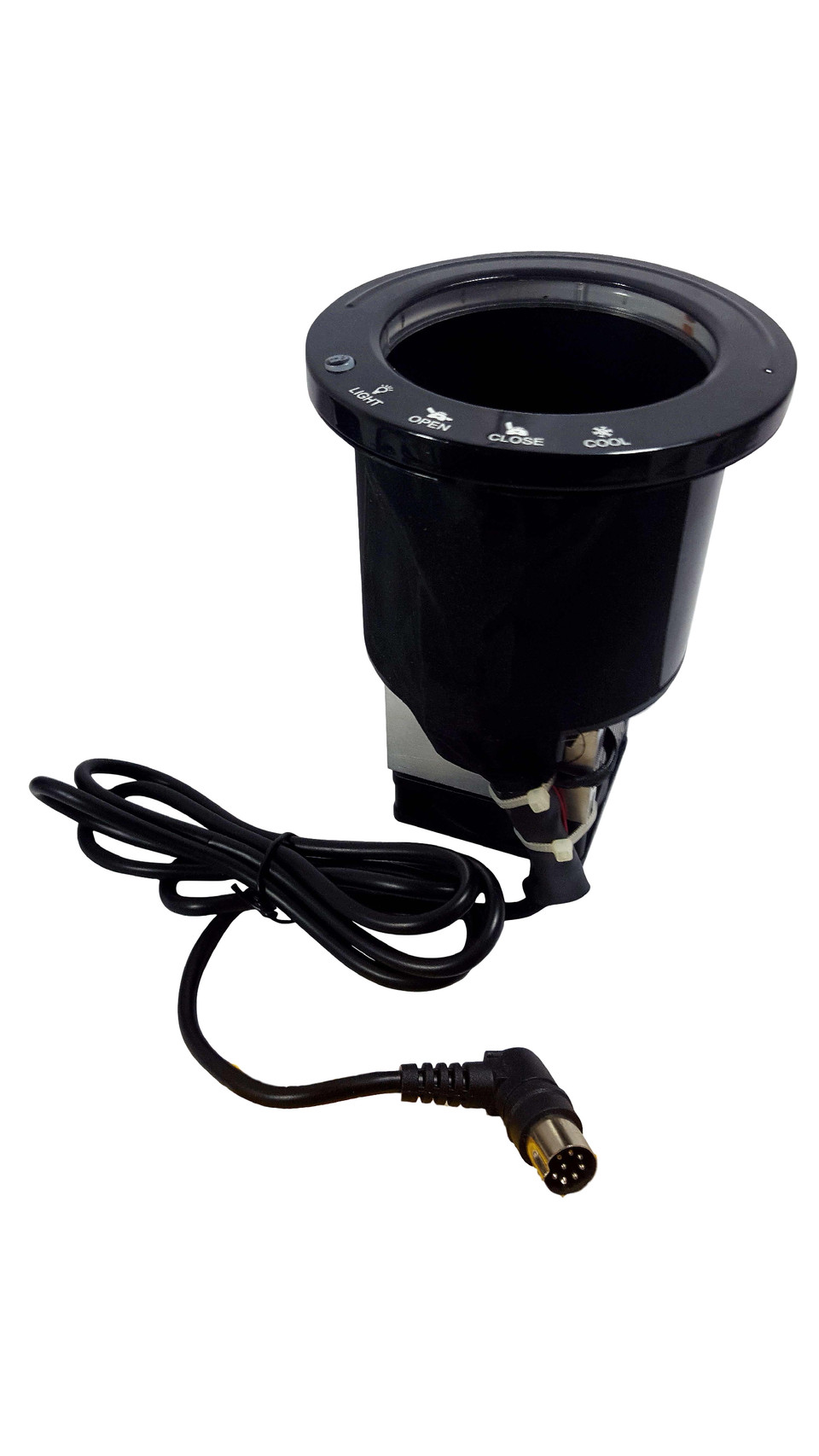 Raffel Power Cup Holder, Touch Sensor, Recline, Light, ICH LR TS BLK
