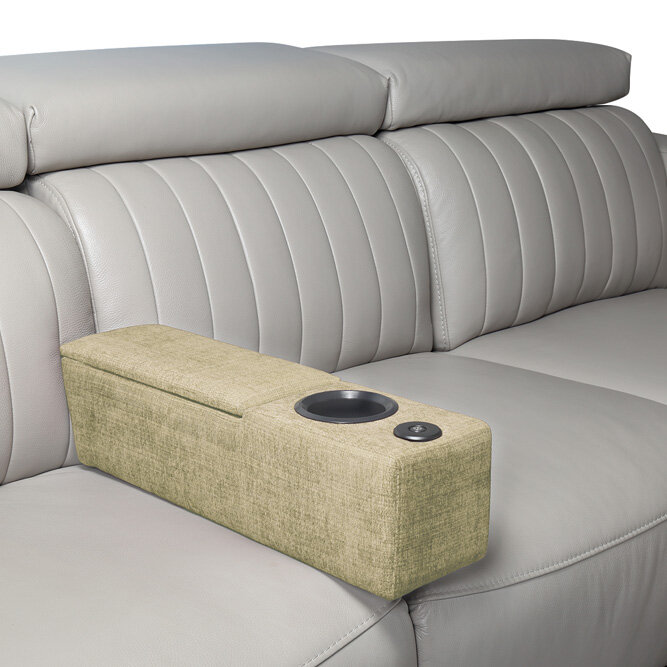 Armresto in a white couch