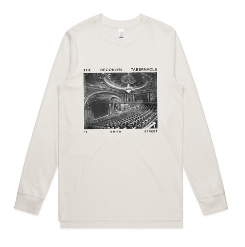 A Night of Worship - Cement Long Sleeve T-Shirt w/ Black “17 Smith Street” Print