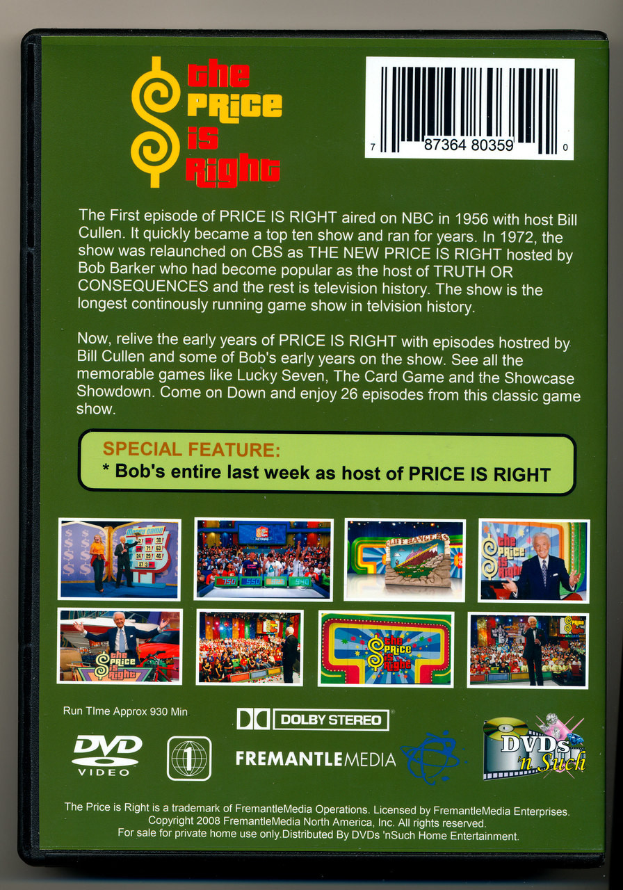 The Best of The Price is Right (4 Disc Set) - DVDs 'nSuch