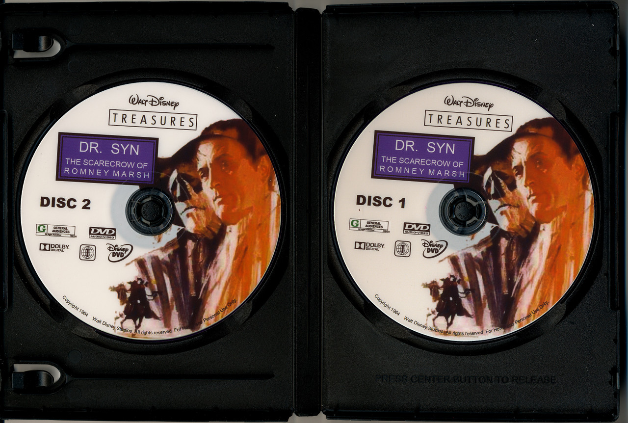 Dr. Syn: The Scarecrow of Romney Marsh, Disney 2 Disc Set - DVDs