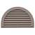 Half Round Vinyl Gable Vents