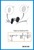 250mm x 3.3/2.6mm x 30mm x Z80  Sawblade, neg. Carbide Tipped TCT