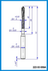 5mm x 95mm x 50mm x 8mm 2 Flute End Mill, Step Shank, Pilot Point, Carbide