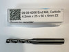 4.2mm x 25mm x 60mm x 6mm  Z2 End Mill, Carbide