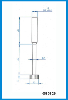 13mm x 91mm x 6mm x 8mm T slot cutter with tapered shank, Carbide
