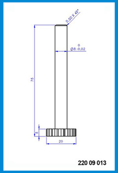  20mm x75mm x 5mm x 8mm “T” slot cutter