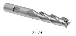 10mm x 30mm x 63.5mm x10mmZ3  Flat, Carbide End Mill
