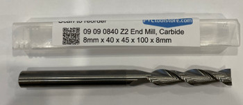 8mm x40mm x 45mm 100mm x 8mm  Z2, End Mill, Carbide 