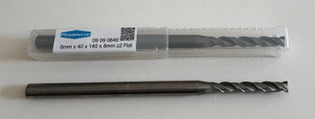 6mm x40mm x 140mm x 8mm  Z2, End Mill, Carbide